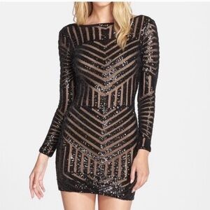 Sequin Sparkle Dress by Dress the Population. Like new, worn 1x.